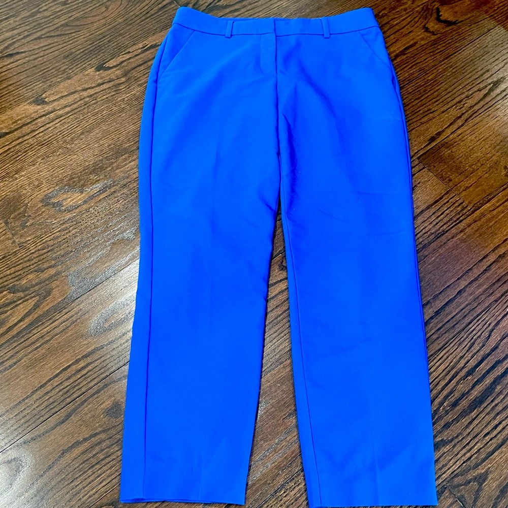 Blue Columnist Ankle Express Dress Pants
